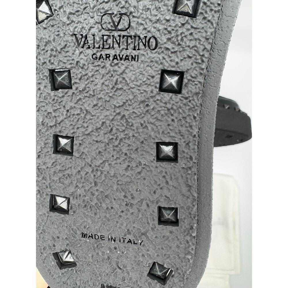 Valentino Garavani Rockstud M-Way Derby Black Leather Shoes EU 38.5 - Picture 7 of 16